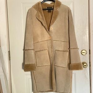 VTG Brandon Thomas Mid Length Suede Leather Jacket | Medium | 1990's